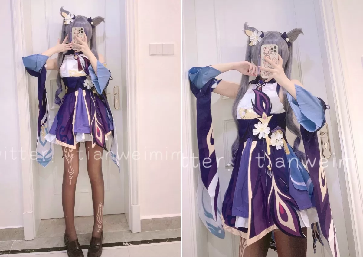 【萌白，甜筒】一口幼桃 – 多汁的刻晴