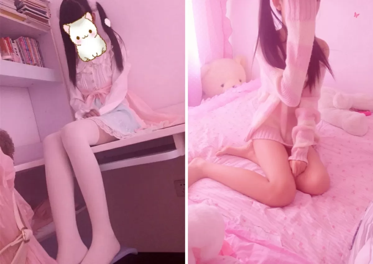 【萝莉猫咪萌娘@neko】贫乳控的福利，微博00后软妹高清套图全收录